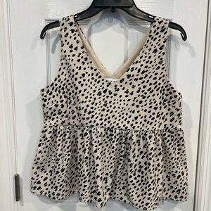 Gilli Peplum tank top, size S